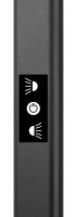 Hansa Larimar LED Stehlampe schwarz 58 W