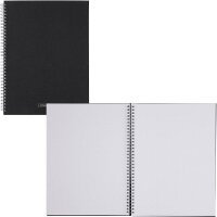 BRUNNEN Notizbuch Premium Wire DIN A4 punktkariert, schwarz Hardcover 192 Seiten, 1 St.