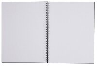 BRUNNEN Notizbuch Premium Wire DIN A4 punktkariert, schwarz Hardcover 192 Seiten, 1 St.