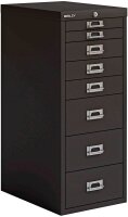BISLEY MultiDrawer™ Schubladenschrank schwarz 8...