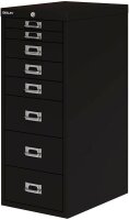 BISLEY MultiDrawer™ Schubladenschrank schwarz 8 Schubladen 27,9 x 40,8 x 59,0 cm, 1 St.
