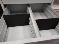 BISLEY Fachteiler für Regale schwarz 22,6 x 1,0 x...