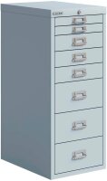 BISLEY MultiDrawer™ Schubladenschrank lichtgrau 8...