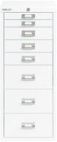 BISLEY MultiDrawer™ Schubladenschrank verkehrsweiß 8 Schubladen 27,9 x 40,8 x 59,0 cm, 1 St.