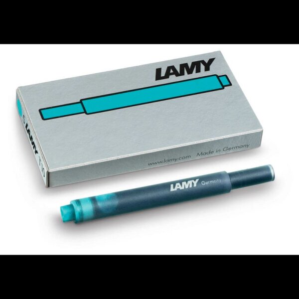 LAMY Tintenpatronen für Füller T10 türkis, 5 St.