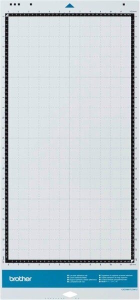 brother CADXMATLOW24 Schneidematte für Schneideplotter leicht klebend 305 x 610 mm (12 x 24 Zoll) für 0,1 - 0,3 mm dickes Material, 1 St.