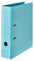 10 FALKEN PURE Pastell Ordner Vanille-Gelb, Flamingo-Pink, Himmel-Blau Karton 8,  ( 15081382F )