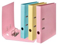 FALKEN PURE Pastell Ordner Vanille-Gelb, Flamingo-Pink,...