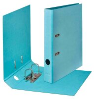 FALKEN PURE Pastell Ordner Vanille-Gelb, Flamingo-Pink, Himmel-Blau Karton 5,0 cm DIN A4, 10 St.