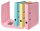 FALKEN PURE Pastell Ordner Vanille-Gelb, Flamingo-Pink, Himmel-Blau Karton 5,0 cm DIN A4, 10 St.