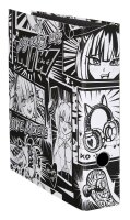 FALKEN Manga Black and White Motivordner 8,0 cm DIN A4, 1...