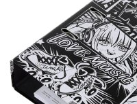 FALKEN Manga Black and White Motivordner 8,0 cm DIN A4, 1 St.