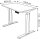 Kerkmann Move 1 advance elektrisch höhenverstellbarer Schreibtisch eiche rechteckig, T-Fuß-Gestell grau 100,0 x 60,0 cm
