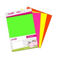 plottiX PremiumFlex Neon Bügelfolie farbsortiert...