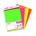plottiX PremiumFlex Neon Bügelfolie farbsortiert Flex-Folie 20,0 x 30,0 cm,  4 St.