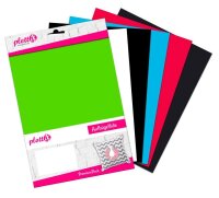plottiX PremiumFlock Bügelfolie farbsortiert...