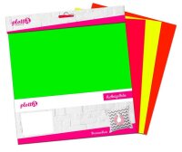 plottiX PremiumFlock Neon Bügelfolie farbsortiert...
