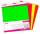 plottiX PremiumFlock Neon Bügelfolie farbsortiert Flock-Folie 30,0 x 30,0 cm,  4 St.