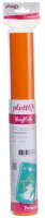 plottiX Vinylfolie permanent orange 31,5 cm x 1,0 m,  1 Rolle