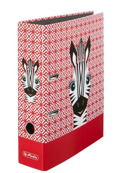 herlitz maX.file Cute Animals Motivordner Zebra 8,0 cm DIN A4, 1 St.