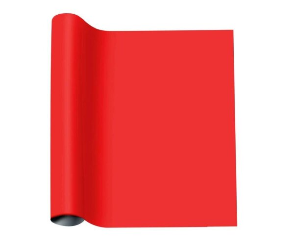 plottiX Wandtattoo-Folie rot 31,5 cm x 1,0 m,  1 Rolle