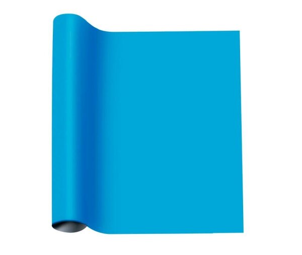 plottiX Wandtattoo-Folie blau 31,5 cm x 1,0 m,  1 Rolle