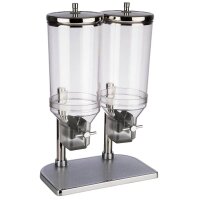 APS Müslispender Duo Fresh & Easy glänzend, silber 2 x 4,5 l, 1 St.