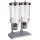 APS Müslispender Duo Fresh & Easy glänzend, silber 2 x 4,5 l, 1 St.