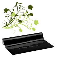 plottiX Vinylfolie permanent schwarz 31,5 cm x 1,0 m,  1...