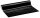 plottiX Vinylfolie permanent schwarz 31,5 cm x 1,0 m,  1 Rolle