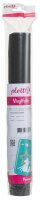 plottiX Vinylfolie permanent grau 31,5 cm x 1,0 m,  1 Rolle