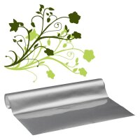plottiX Vinylfolie permanent silber 31,5 cm x 1,0 m,  1...