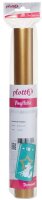 plottiX Vinylfolie permanent gold 31,5 cm x 1,0 m,  1 Rolle