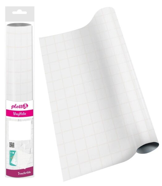 plottiX Transferfolie für Vinylfolien 31,5 cm x 1,0 m,  1 Rolle