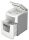 LEITZ IQ Autofeed Small Office 100 Aktenvernichter mit Partikelschnitt P-4, 4 x 28 mm, bis 100 Blatt, weiß