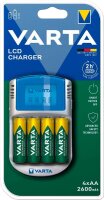 VARTA LCD CHARGER Akku-Ladegerät inkl. Akkus