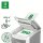 LEITZ IQ Autofeed Small Office 150 Aktenvernichter mit Partikelschnitt P-4, 4 x 28 mm, bis 150 Blatt, weiß