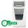 LEITZ IQ Autofeed Small Office 150 Aktenvernichter mit Partikelschnitt P-4, 4 x 28 mm, bis 150 Blatt, weiß