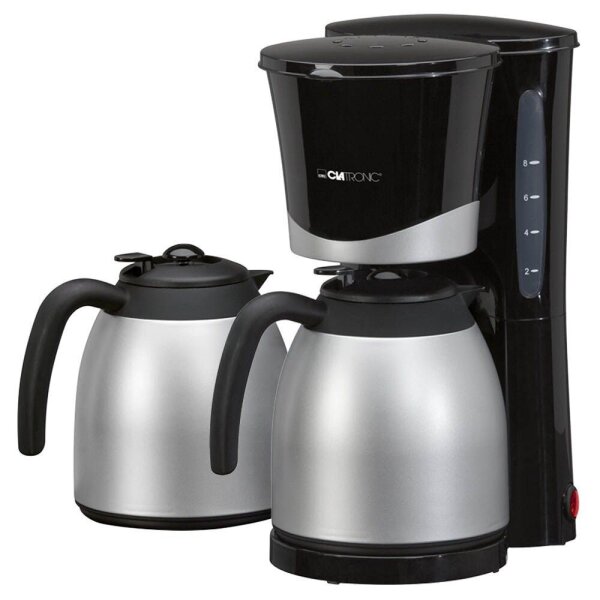 CLATRONIC KA 3328 Kaffeemaschine schwarz, 8-10 Tassen  ( 263126 )