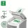 LEITZ IQ Autofeed Small Office 150 Aktenvernichter mit Partikelschnitt P-5, 2 x 15 mm, bis 150 Blatt, weiß