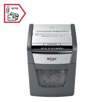 Rexel Optimum AutoFeed+ 50X Aktenvernichter mit Partikelschnitt P-4, 4 x 28 mm, bis 50 Blatt, schwarz