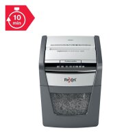 Rexel Optimum AutoFeed+ 50X Aktenvernichter mit Partikelschnitt P-4, 4 x 28 mm, bis 50 Blatt, schwarz