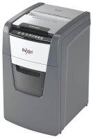 Rexel Optimum AutoFeed+ 150M Aktenvernichter mit Partikelschnitt P-5, 2 x 15 mm, bis 150 Blatt, schwarz