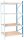 Manorga Anbau-Schwerlast-Weitspannregal EPSIVOL ZR2520804NSF4 blau, braun 200,0 x 80,0 x 250,0 cm
