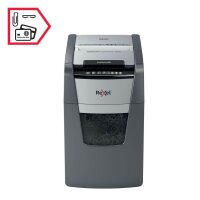Rexel Optimum AutoFeed+150X Aktenvernichter mit Partikelschnitt P-4, 4 x 28 mm, bis 150 Blatt, schwarz