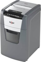 Rexel Optimum AutoFeed+150X Aktenvernichter mit Partikelschnitt P-4, 4 x 28 mm, bis 150 Blatt, schwarz