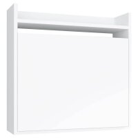 VCM my office Wandschreibtisch weiß rechteckig, hängend weiß 60,0 x 53,0 cm