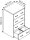 Gürkan Hängeregistraturschrank silber, ahorn 4 Schubladen 76,0 x 62,0 x 132,0 cm, 1 St.