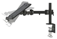Neomounts Laptop-Halterung NOTEBOOK-D100 schwarz für 1 Notebook, Tischklemme