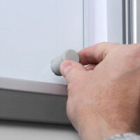 Showdown® Displays Schaukasten SL B1 silber 6x DIN A4 72,0 x 5,9 x 67,5 cm, 1 St.